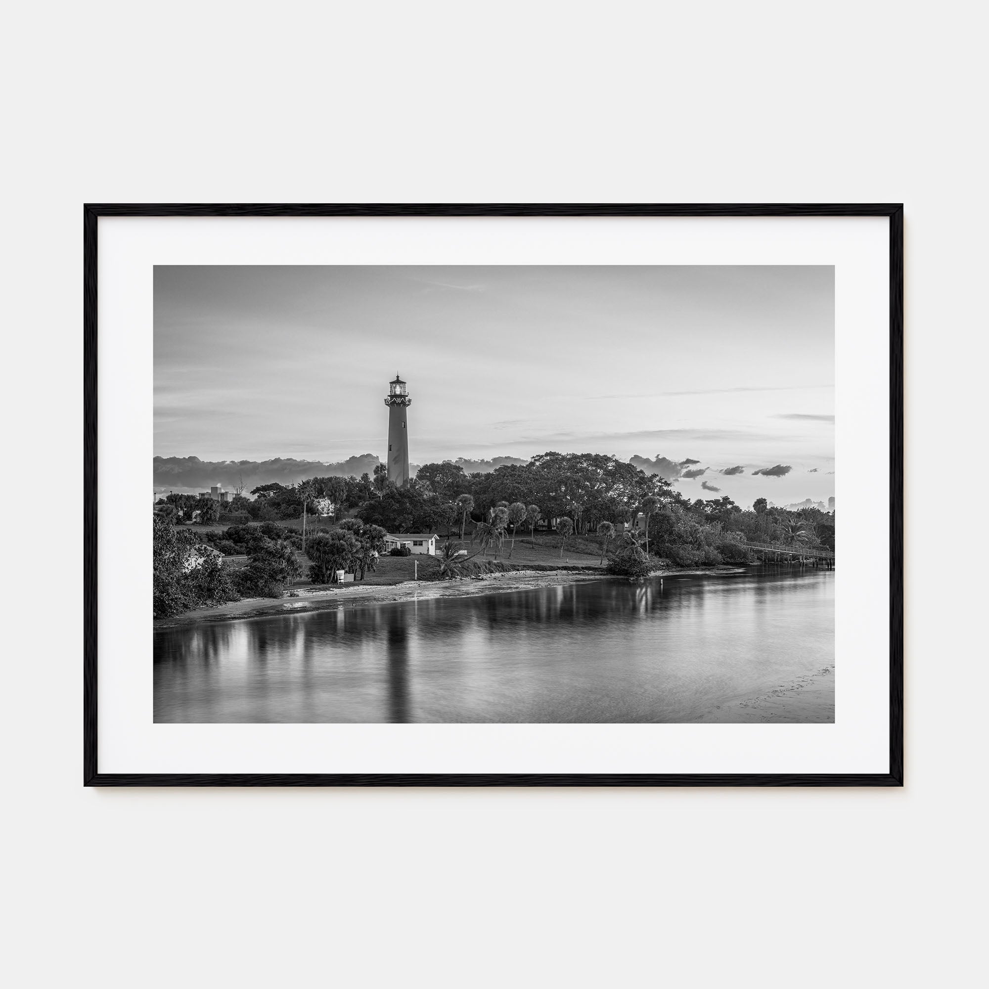 Jupiter Landscape B&W Poster