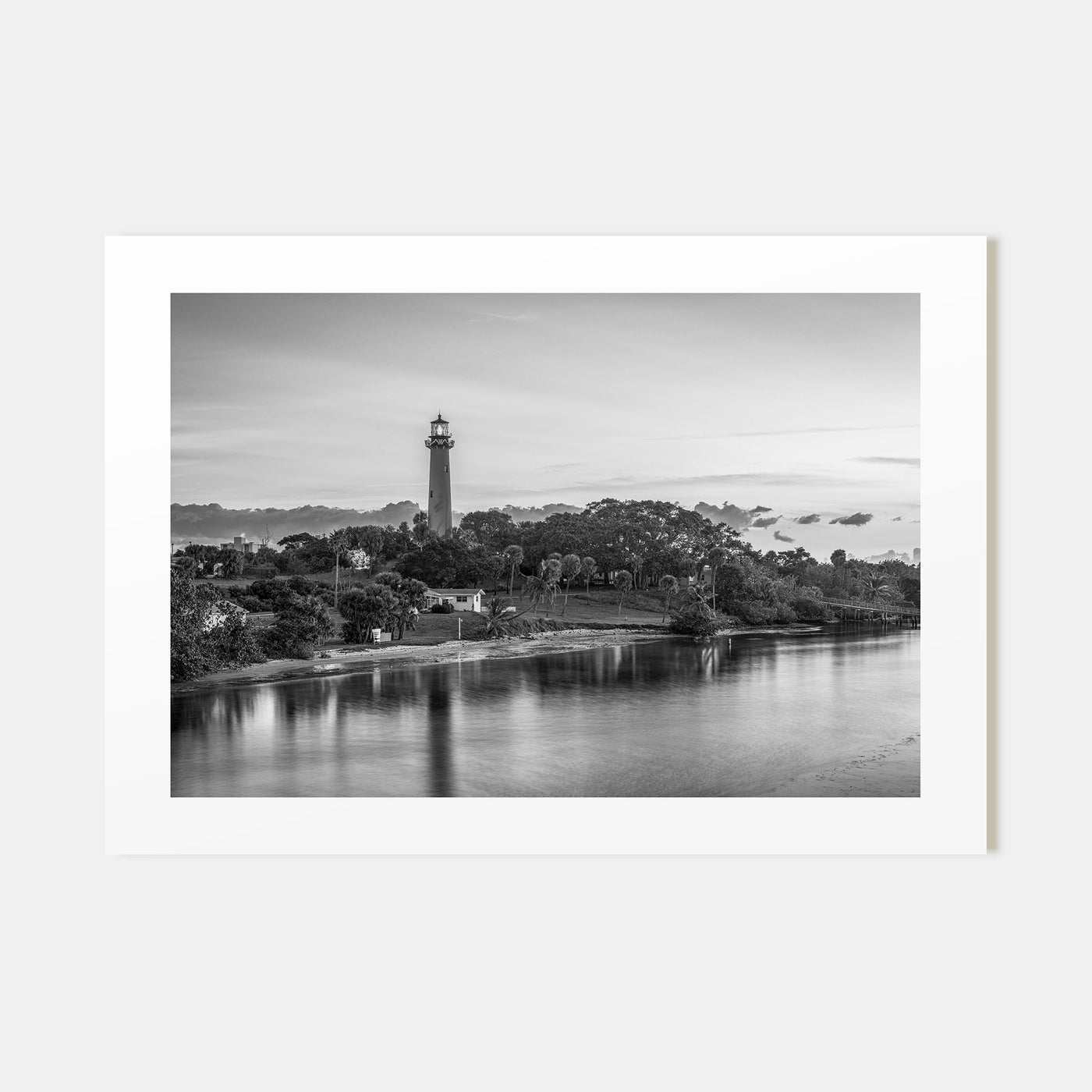 Jupiter Landscape B&W Poster