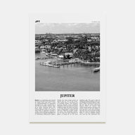 Jupiter Travel B&W Poster