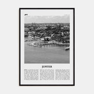 Jupiter Travel B&W Poster