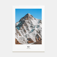 K2 Portrait Color Poster