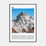 K2 Travel Color Poster