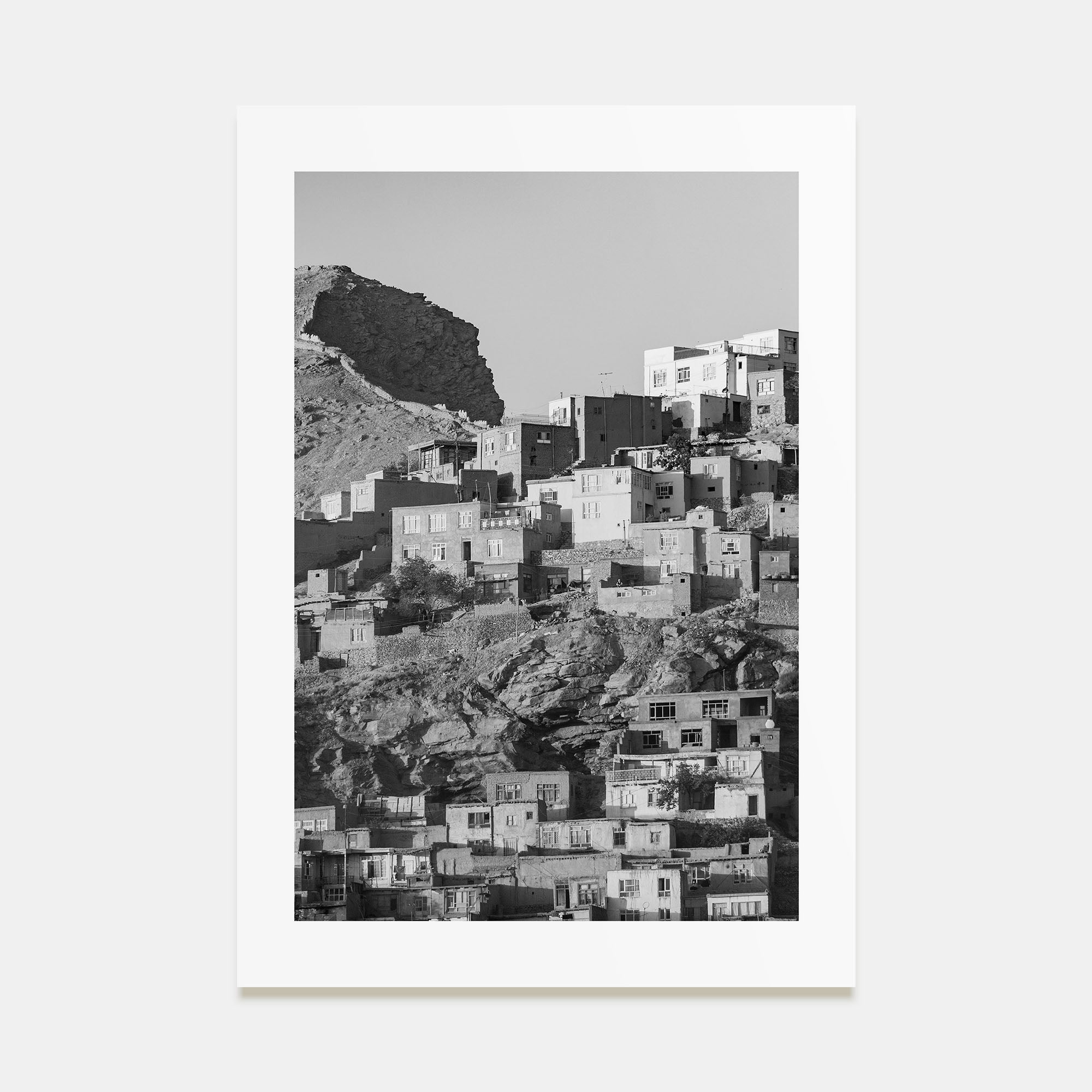 Kabul Photo B&W Poster
