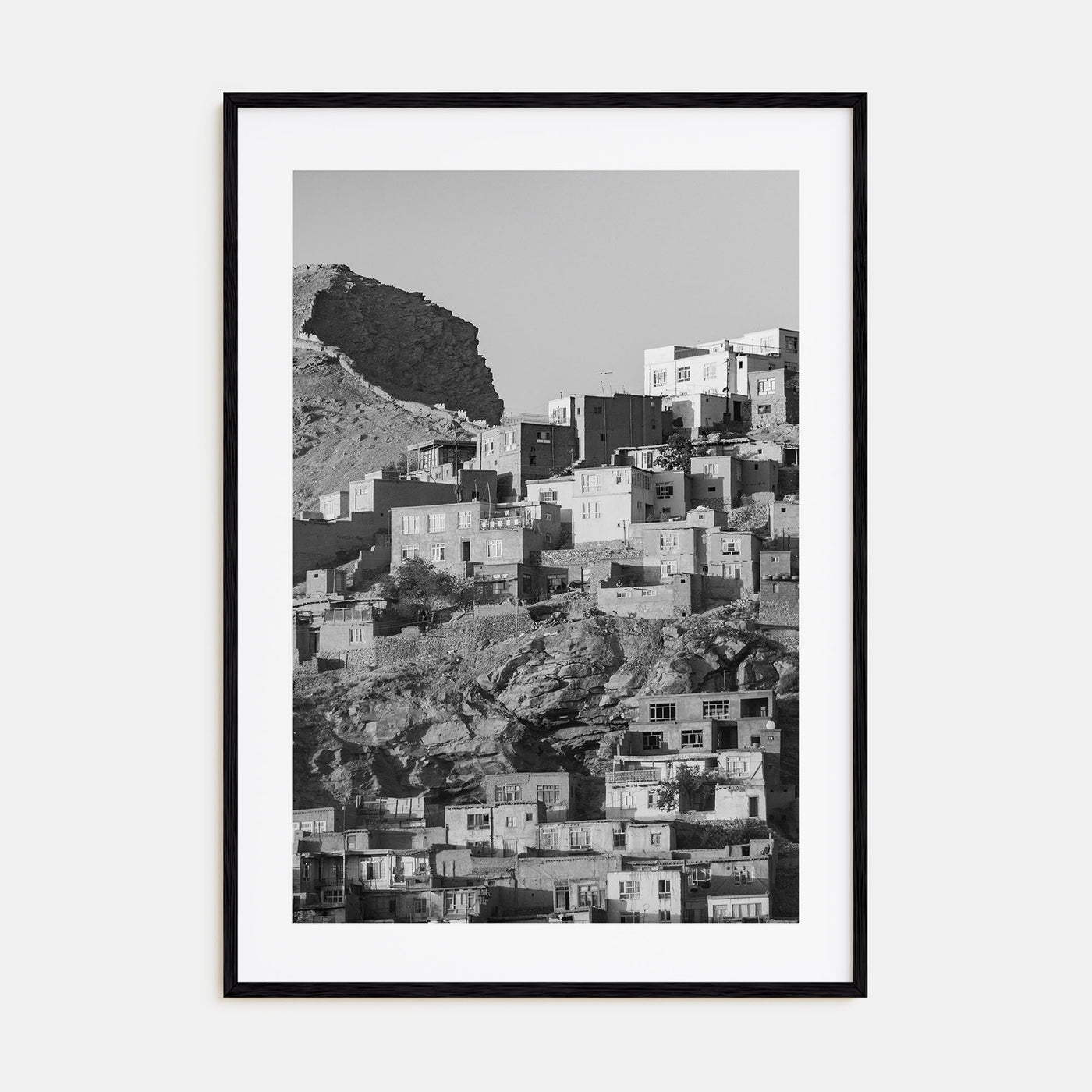Kabul Photo B&W Poster