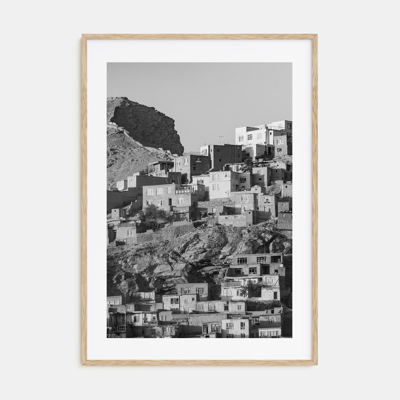 Kabul Photo B&W Poster