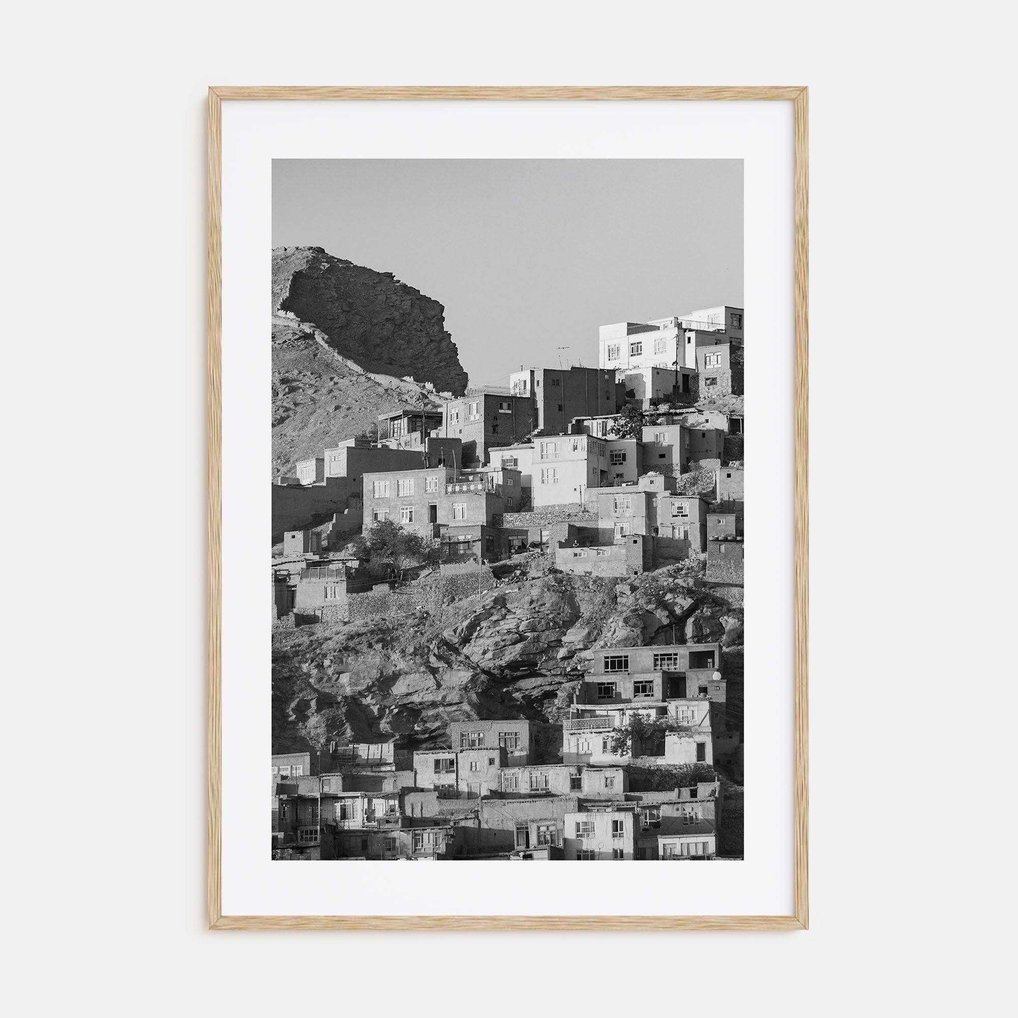 Kabul Photo B&W Poster