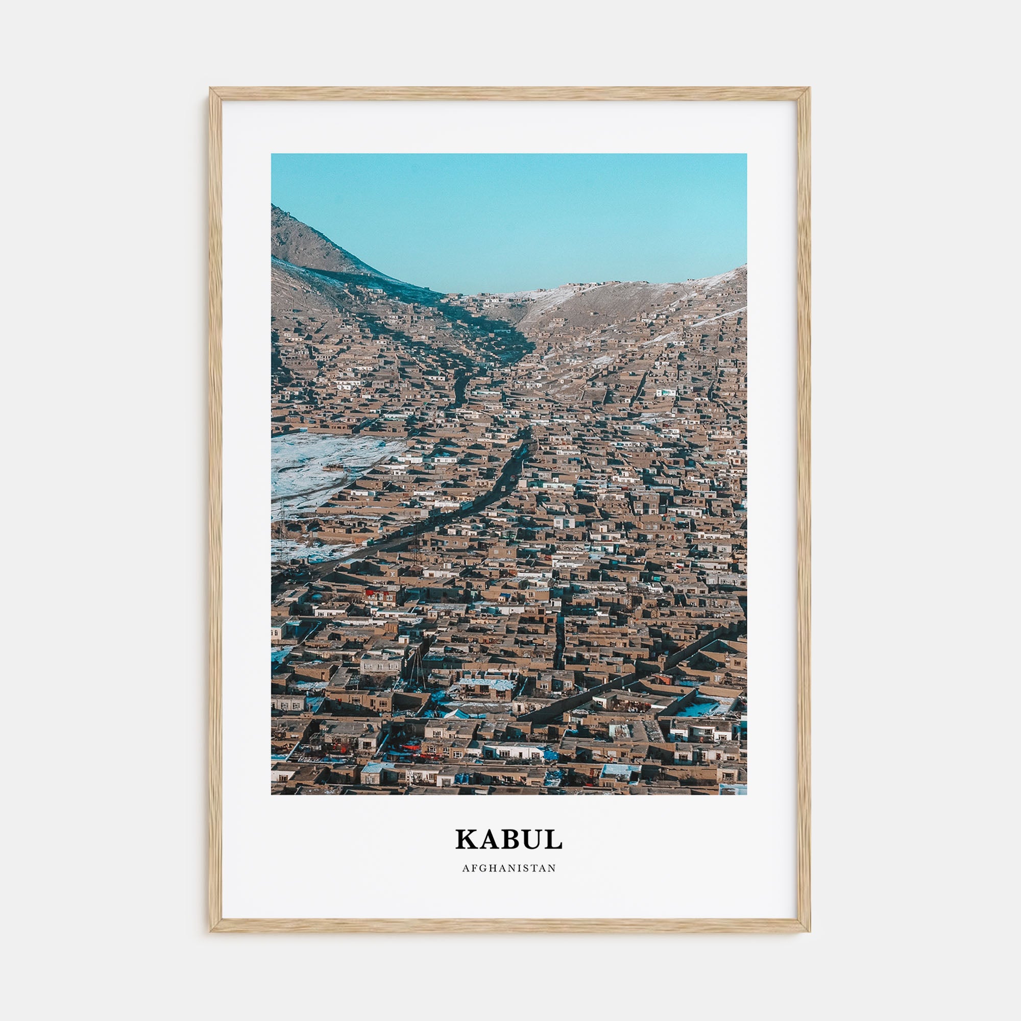 Kabul Portrait Color Poster
