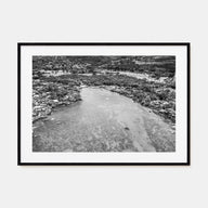 Kailua-Kona Landscape B&W Poster