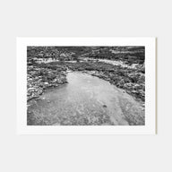 Kailua-Kona Landscape B&W Poster