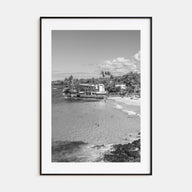 Kailua-Kona Photo B&W Poster