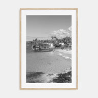 Kailua-Kona Photo B&W Poster