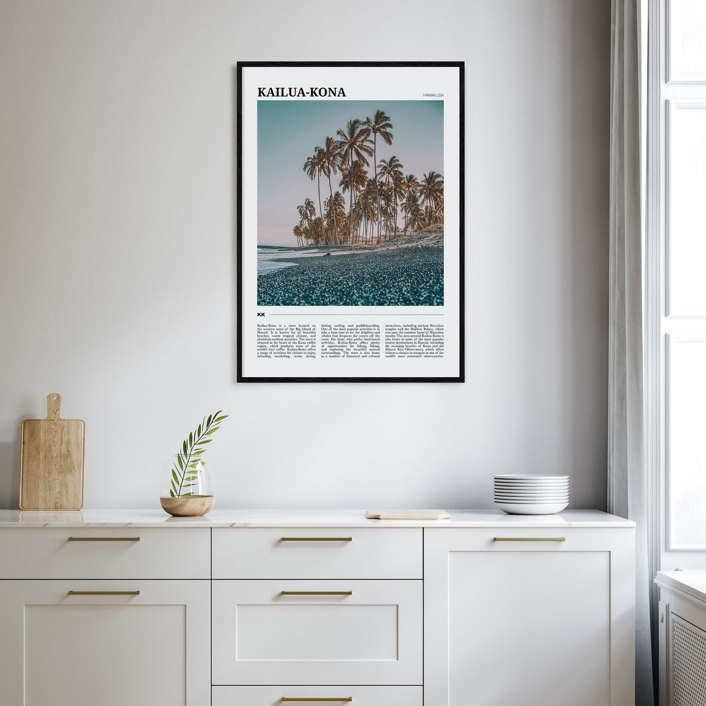 Kailua-Kona Travel Color No 1 Poster