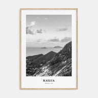 Kailua Portrait B&W Poster