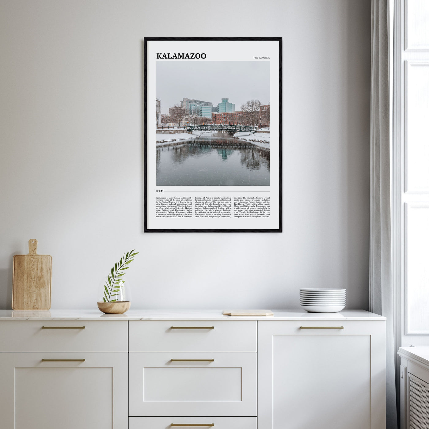Kalamazoo Travel Color Poster