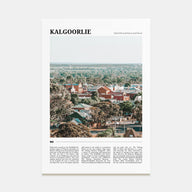 Kalgoorlie Travel Color Poster