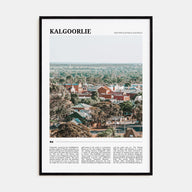 Kalgoorlie Travel Color Poster