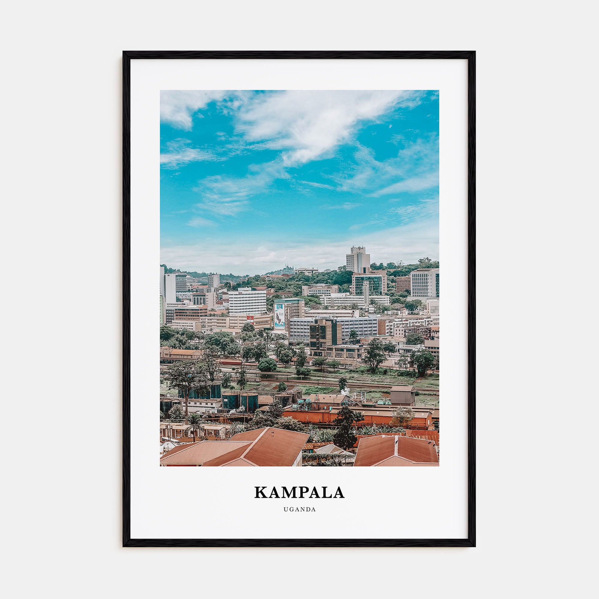 Kampala Portrait Color Poster