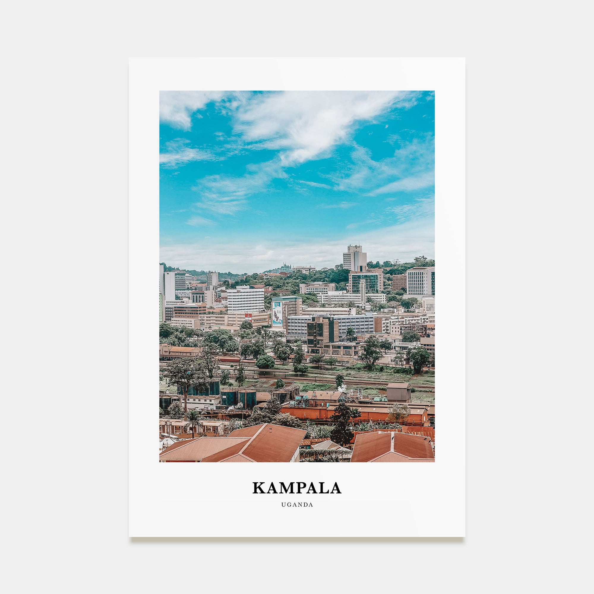 Kampala Portrait Color Poster