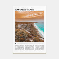 Kangaroo Island Travel Color Poster