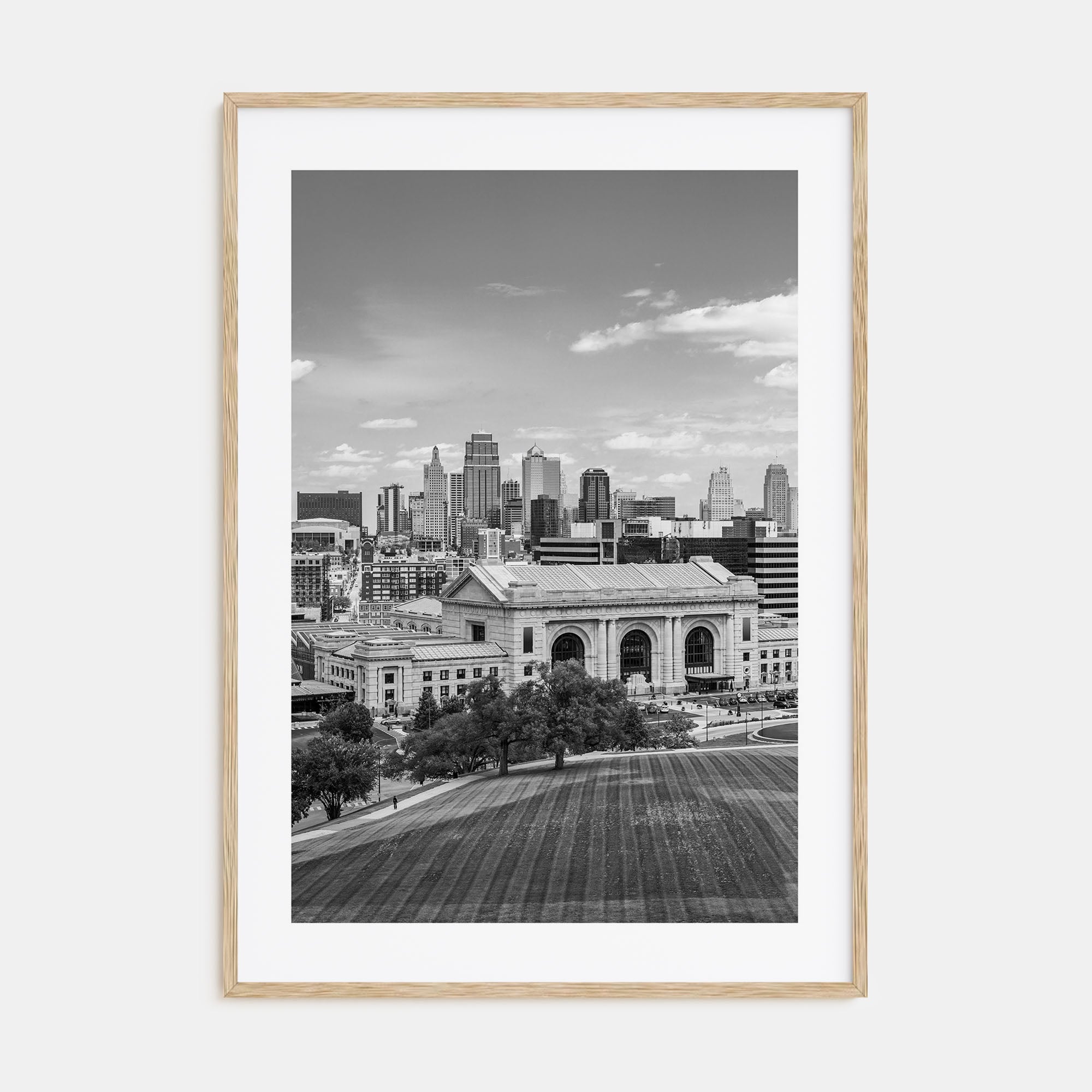 Kansas City Photo B&W No 1 Poster