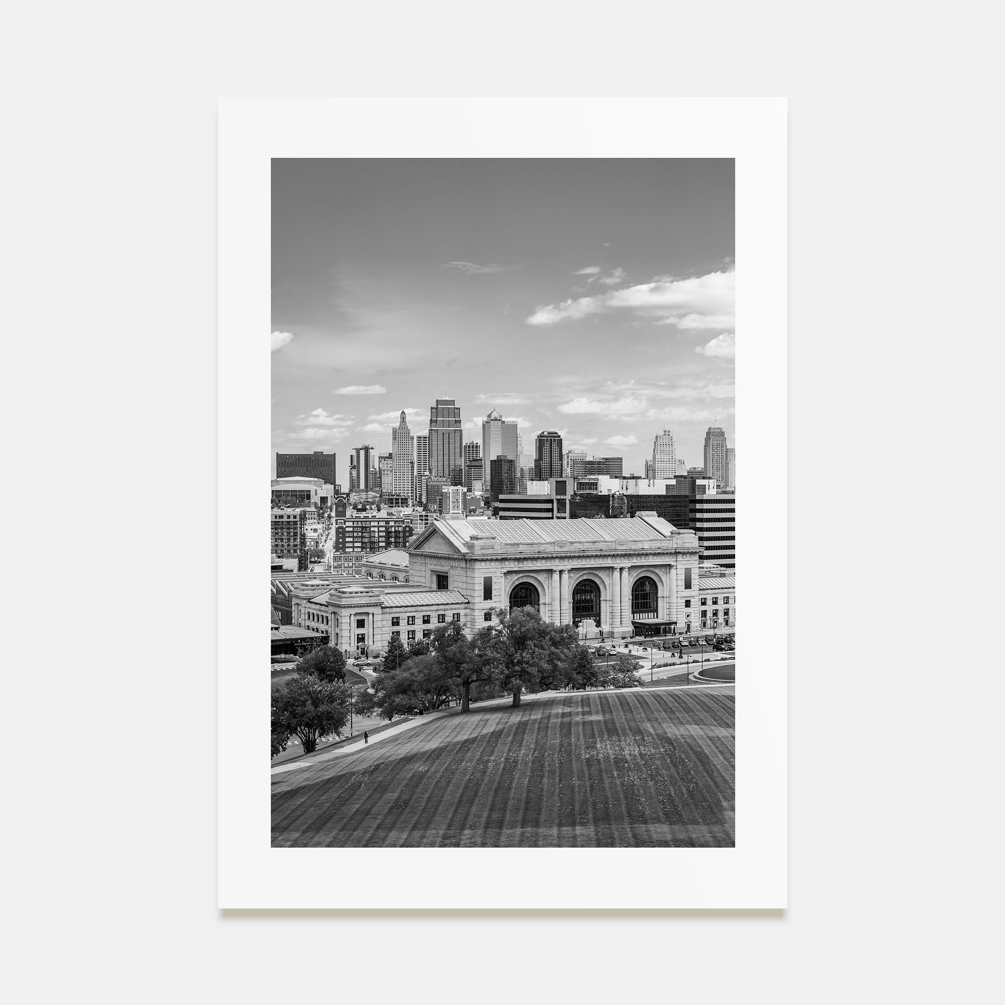 Kansas City Photo B&W No 1 Poster