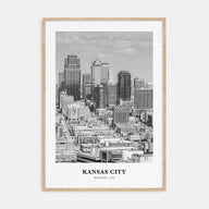 Kansas City Portrait B&W No 2 Poster