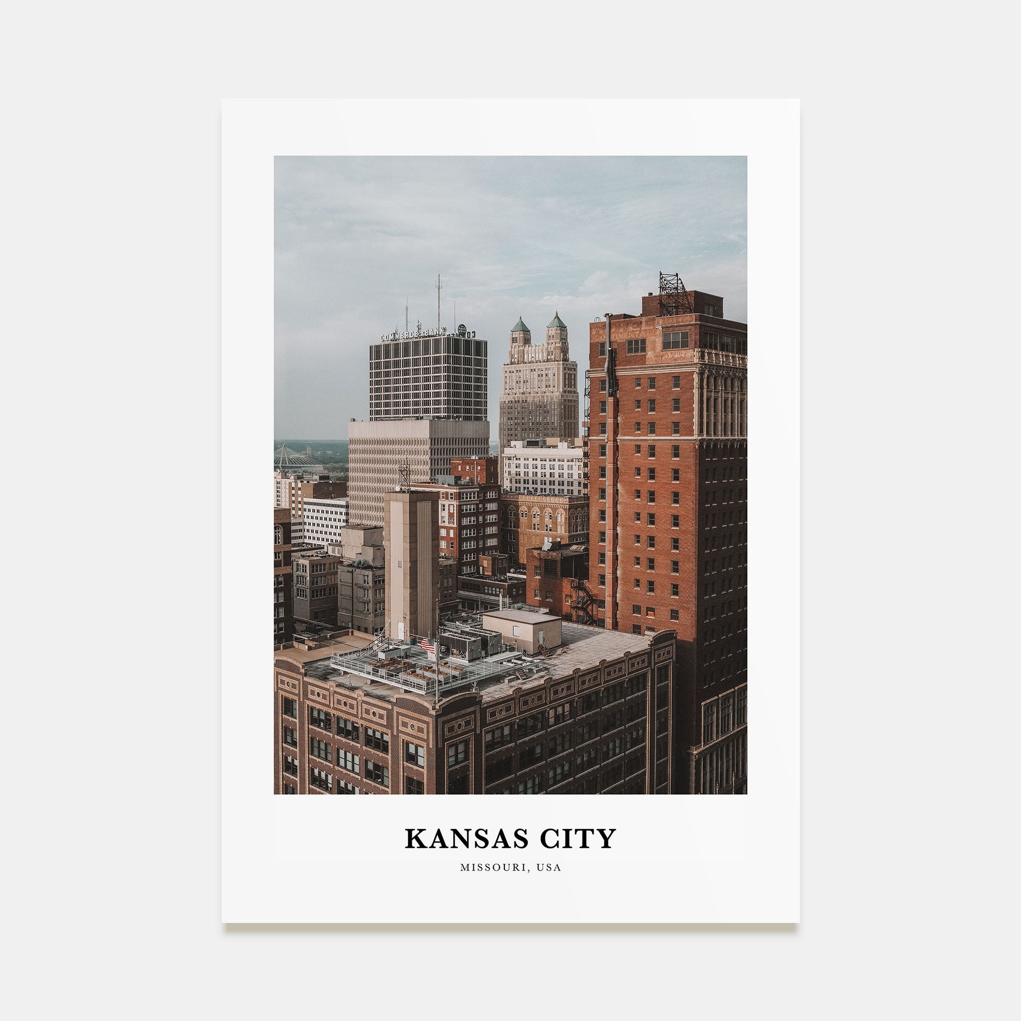 Kansas City Portrait Color No 3 Poster