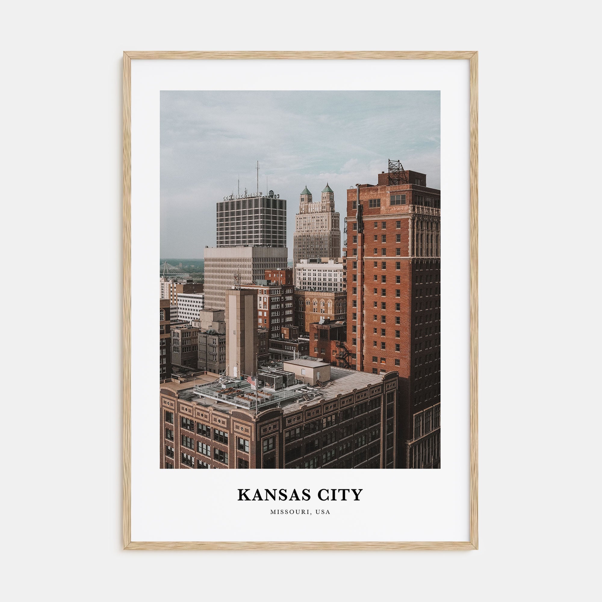 Kansas City Portrait Color No 3 Poster