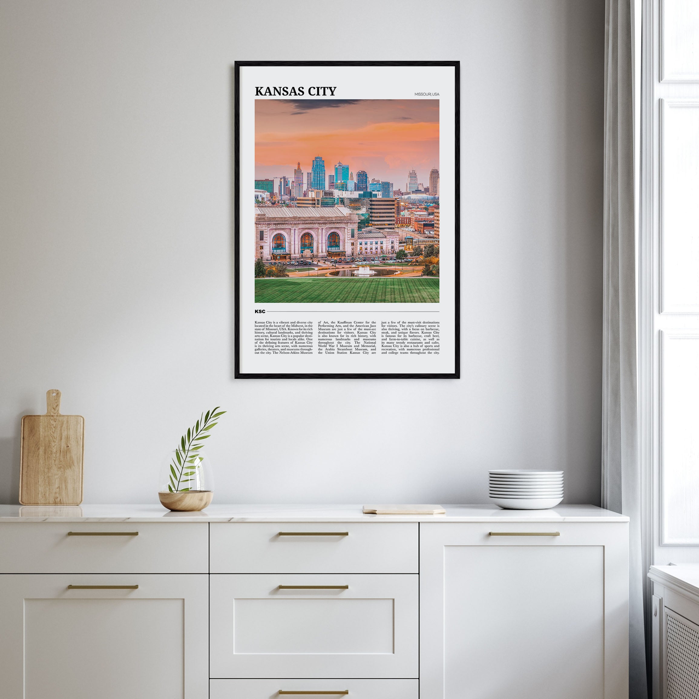 Kansas City Travel Color No 1 Poster