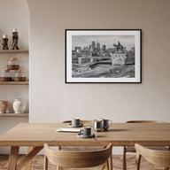 Kansas Landscape B&W Poster