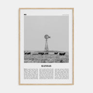 Kansas Travel B&W No 1 Poster