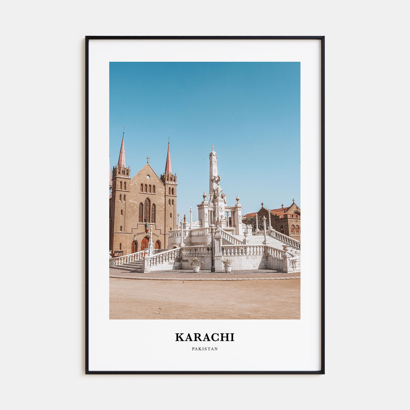 Karachi Portrait Color No 1 Poster