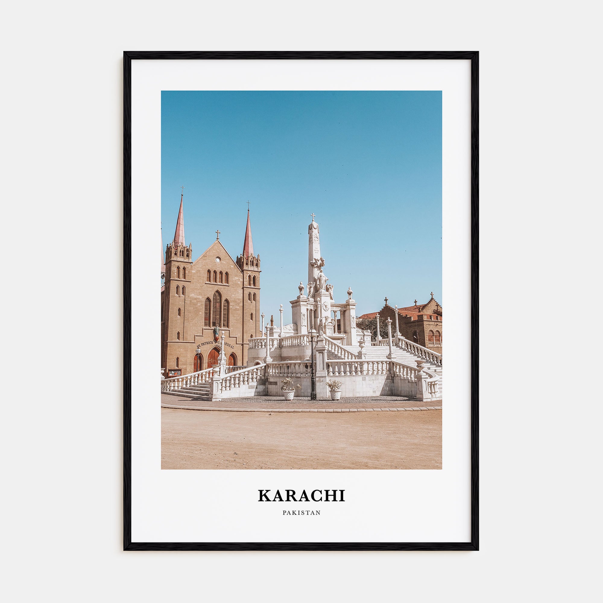 Karachi Portrait Color No 1 Poster