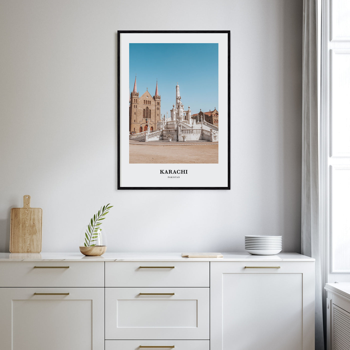 Karachi Portrait Color No 1 Poster