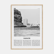 Karachi Travel B&W No 1 Poster