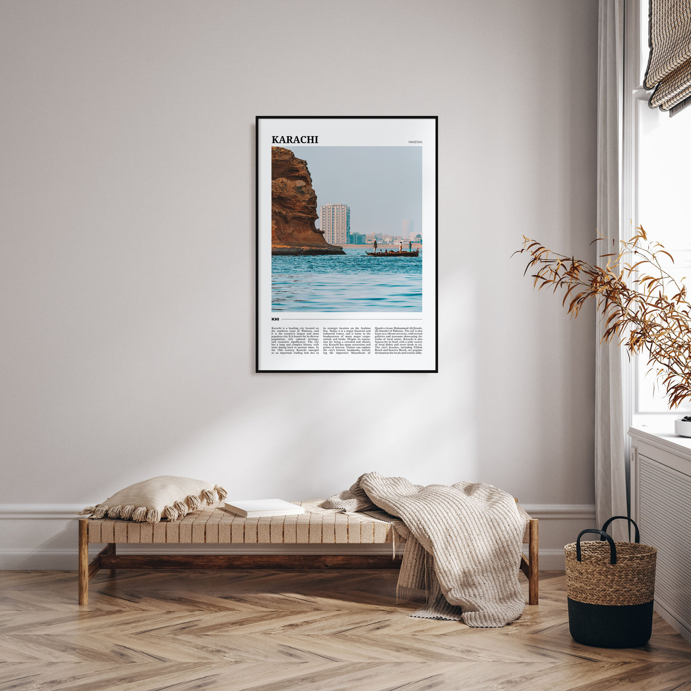 Karachi Travel Color No 2 Poster