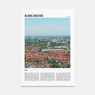 Karlsruhe Travel Color Poster