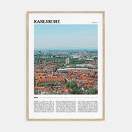Karlsruhe Travel Color Poster