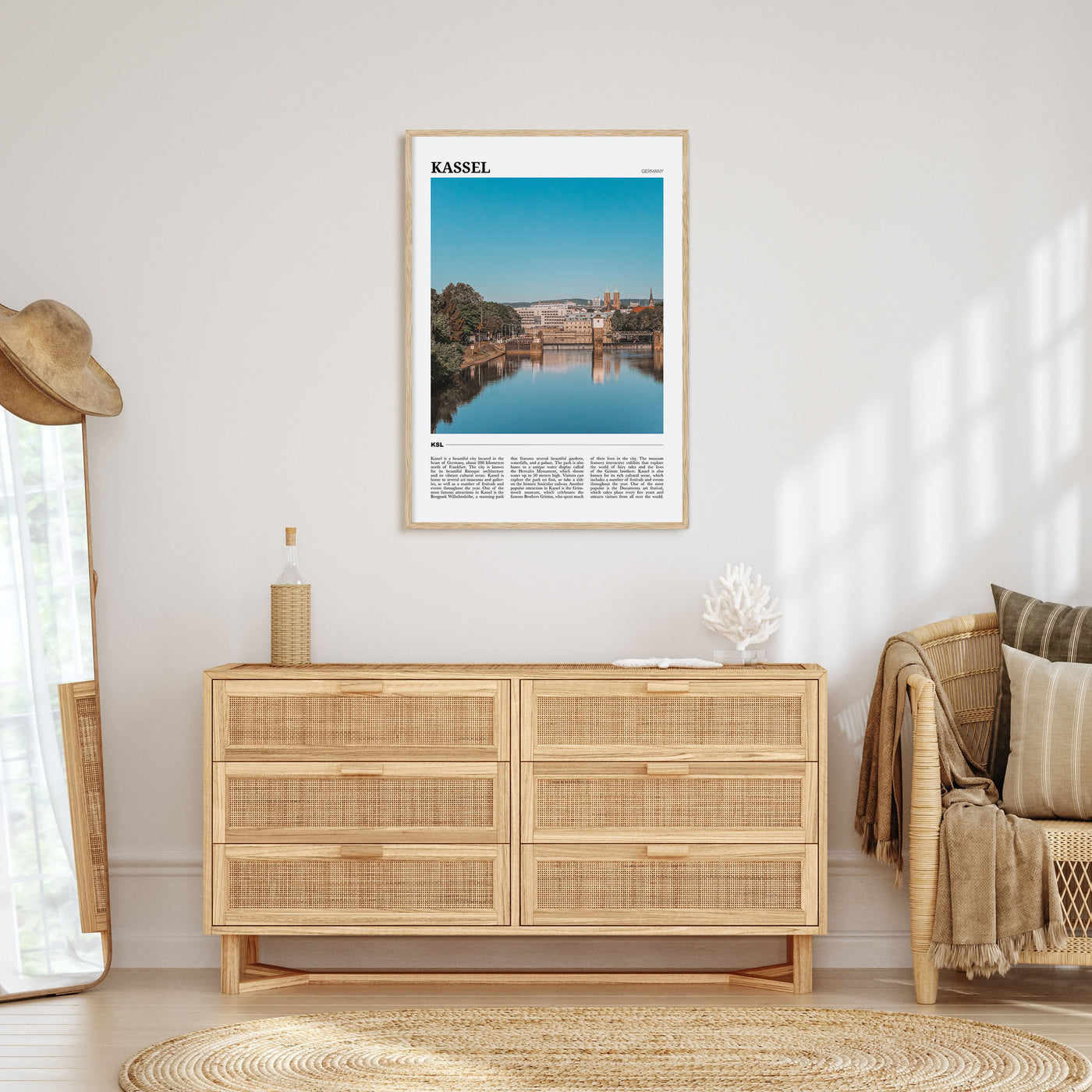 Kassel Travel Color Poster