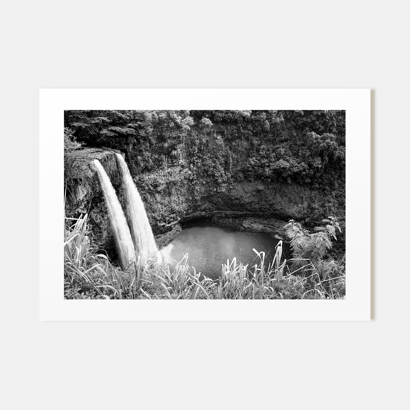Kauai Landscape B&W Poster