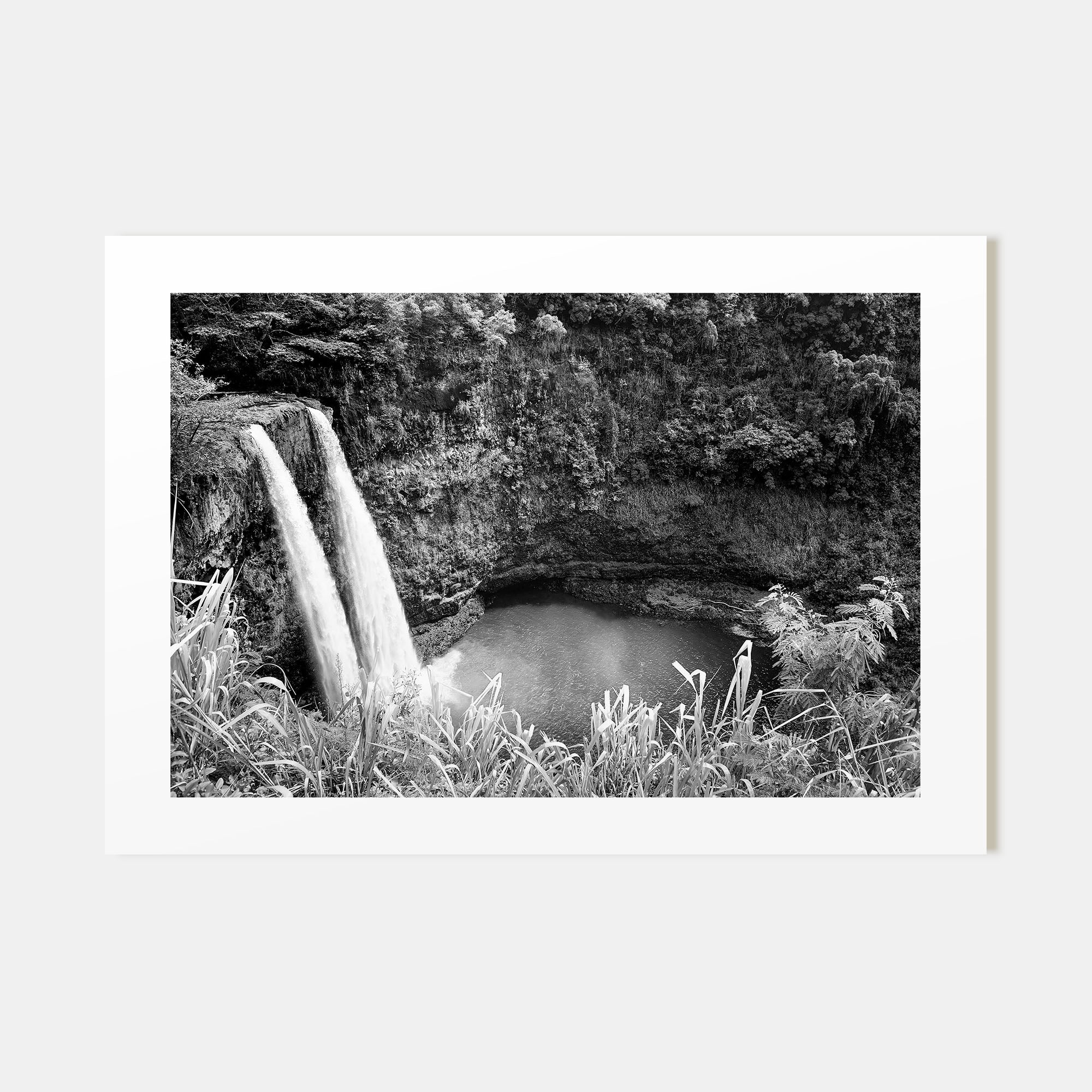 Kauai Landscape B&W Poster