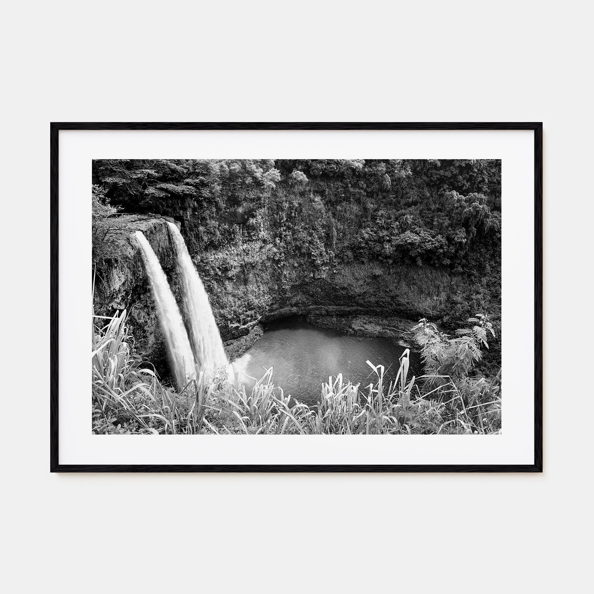 Kauai Landscape B&W Poster