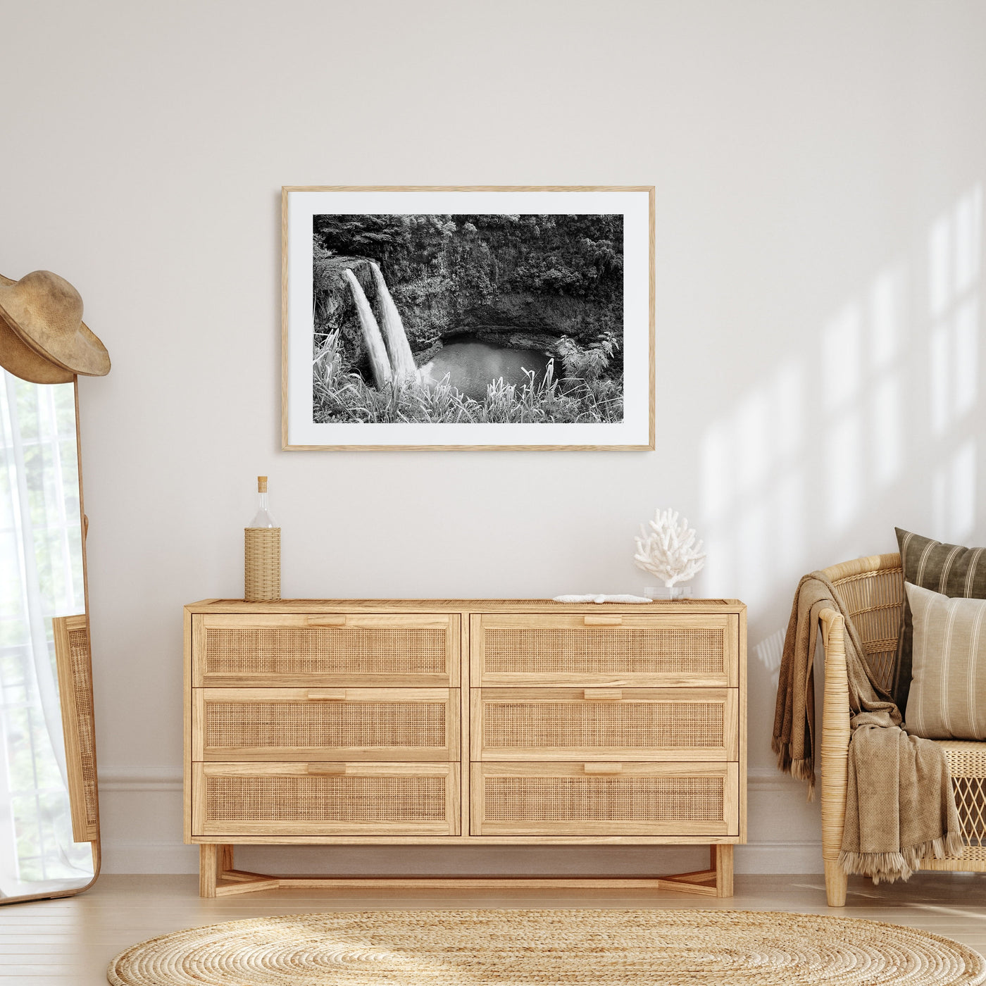 Kauai Landscape B&W Poster