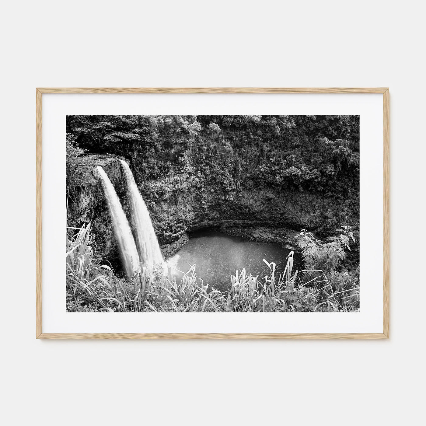 Kauai Landscape B&W Poster