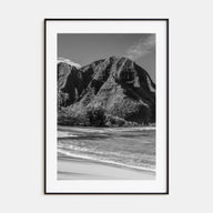 Kauai Photo B&W Poster