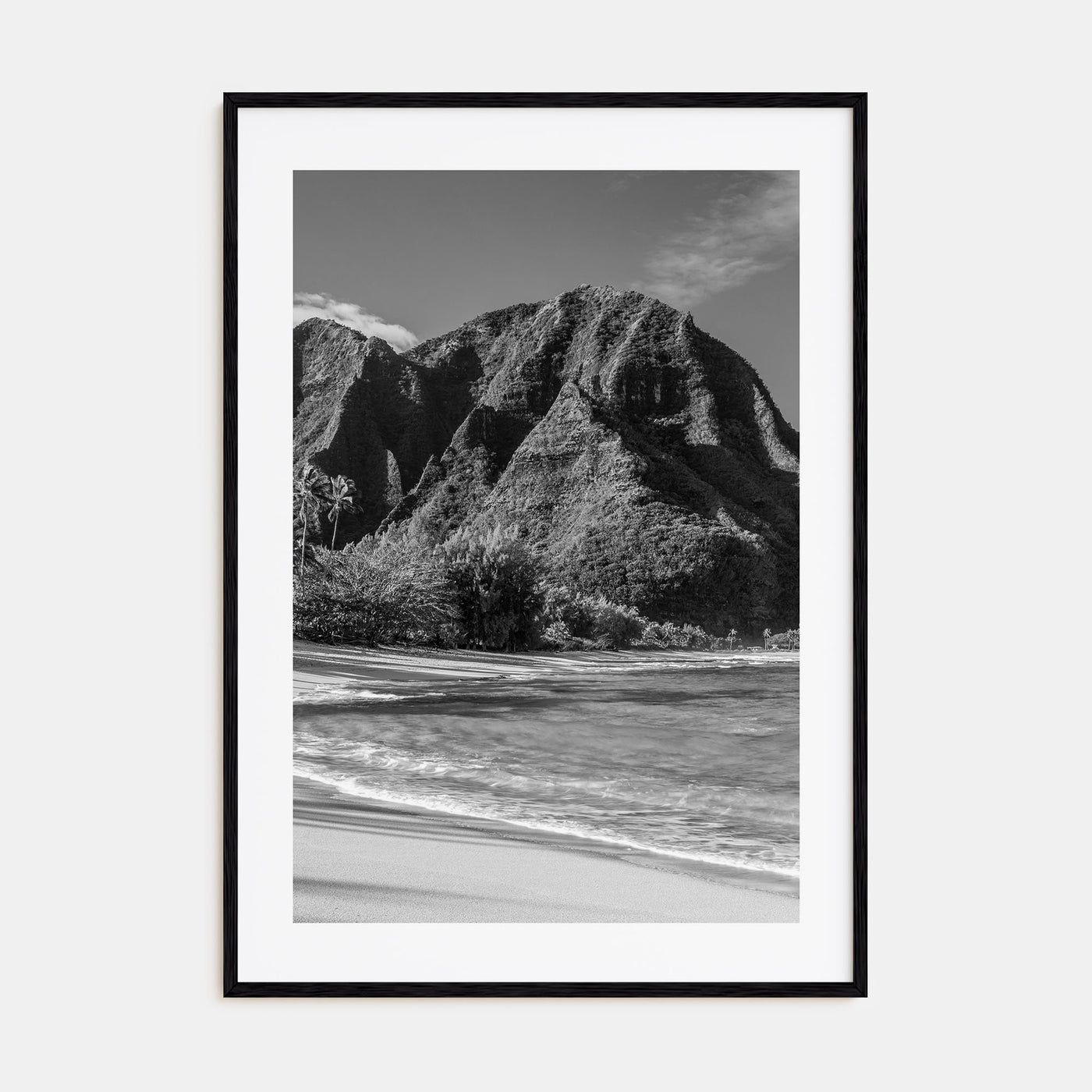 Kauai Photo B&W Poster