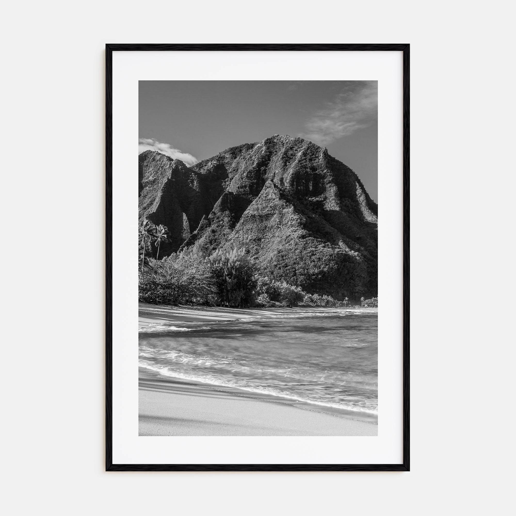 Kauai Photo B&W Poster