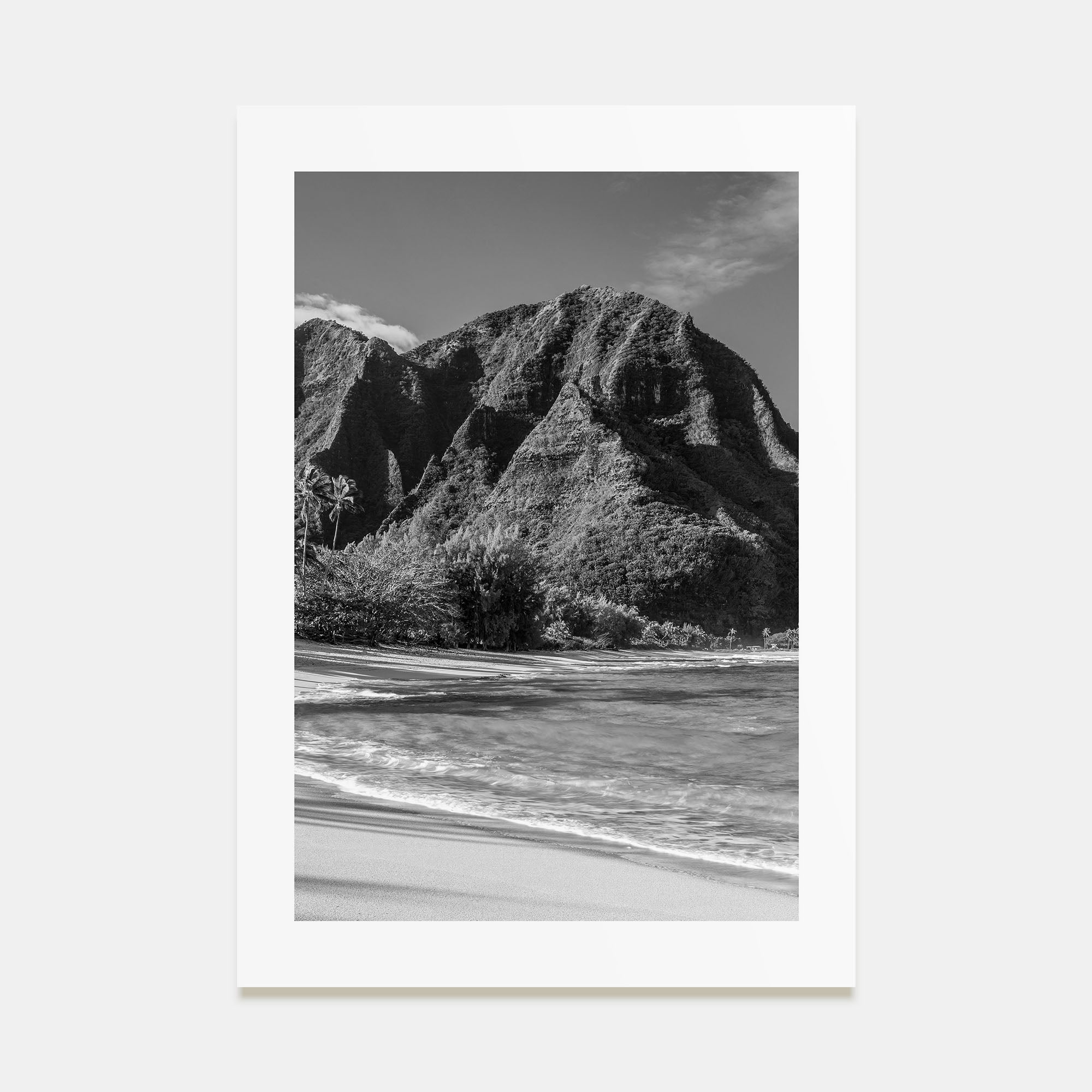Kauai Photo B&W Poster