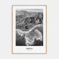 Kauai Portrait B&W No 2 Poster