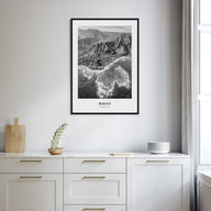 Kauai Portrait B&W No 2 Poster